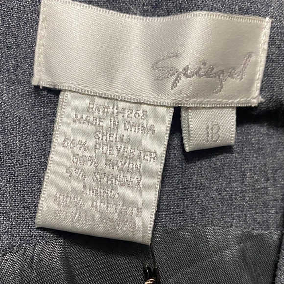 Spiegel Charcoal Gray Sleeveless Midi Dress, Plus Size 18. NWT - Picture 5 of 10